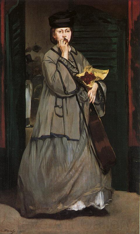Edouard Manet Street Singer Norge oil painting art